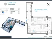 ADAMANT ECLYPSE | 2 camere | tip 2C decomandat | 67.6mp CUG-BRD – Iasi 