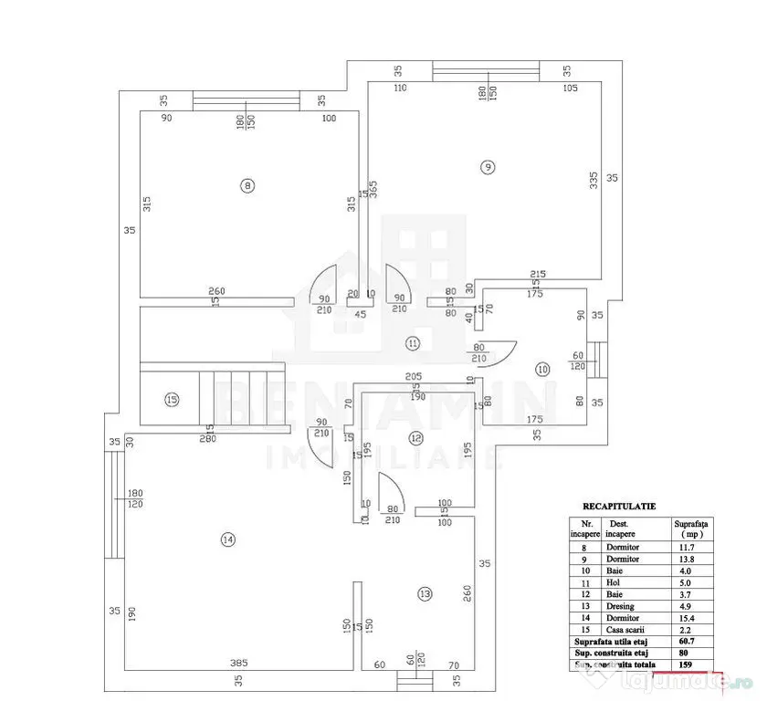 Casa P+1 Living-Bucatarie-3 Dormitoare-Toate utilitatile-...