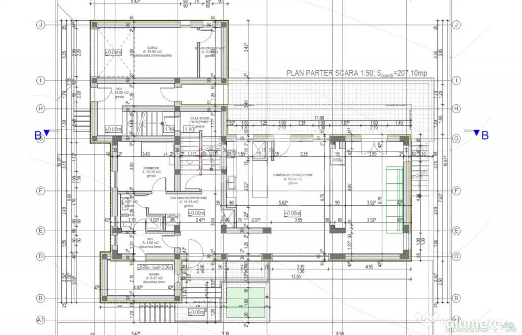 Vilă D+P+M cu teren de 1.000 mp în Predeal – 505 mp