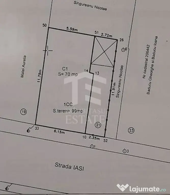 Casa 3 camere de Vânzare | Strada Iași 21 | Comision 0%
