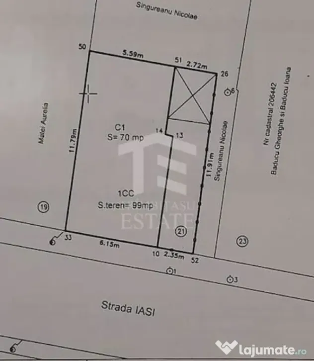 Casa 3 camere de Vânzare | Strada Iași 21 | Comision 0%