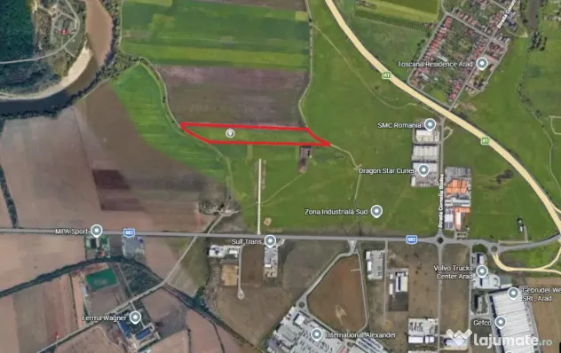 Vand teren intravilan 18300 mp Arad , iesire spre Zadareni ID:RH-44247