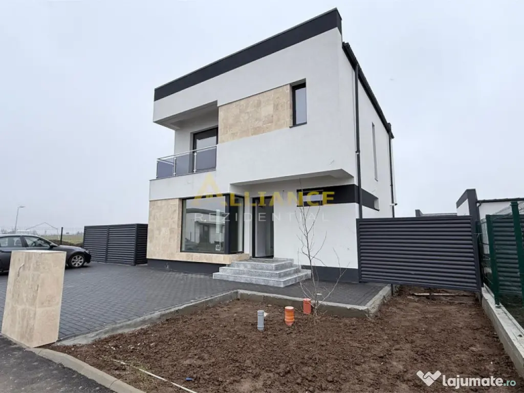 Vila individuala - 4 camere 3 bai - 350mp teren