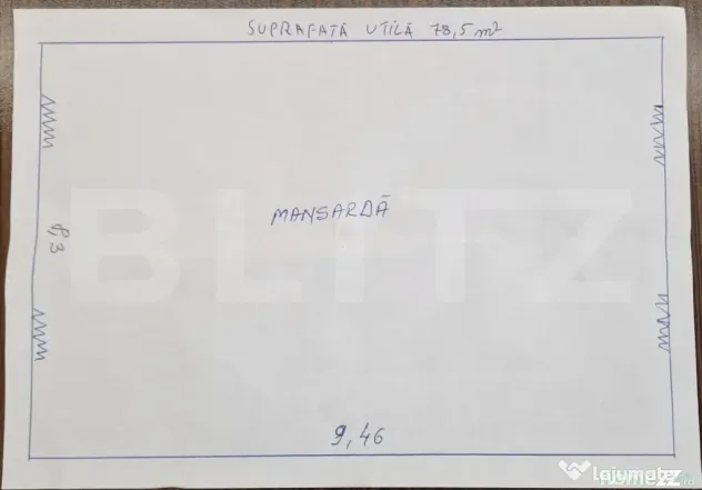 Casă țărănească cu 180 mp utili și teren de 1360 mp, A - Aschileu Mare (Cluj)