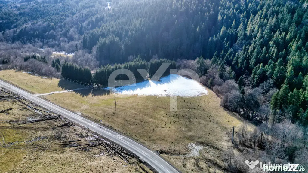 Teren extravilan 19.200 mp – DN1A Săcele, Brădet | Front
