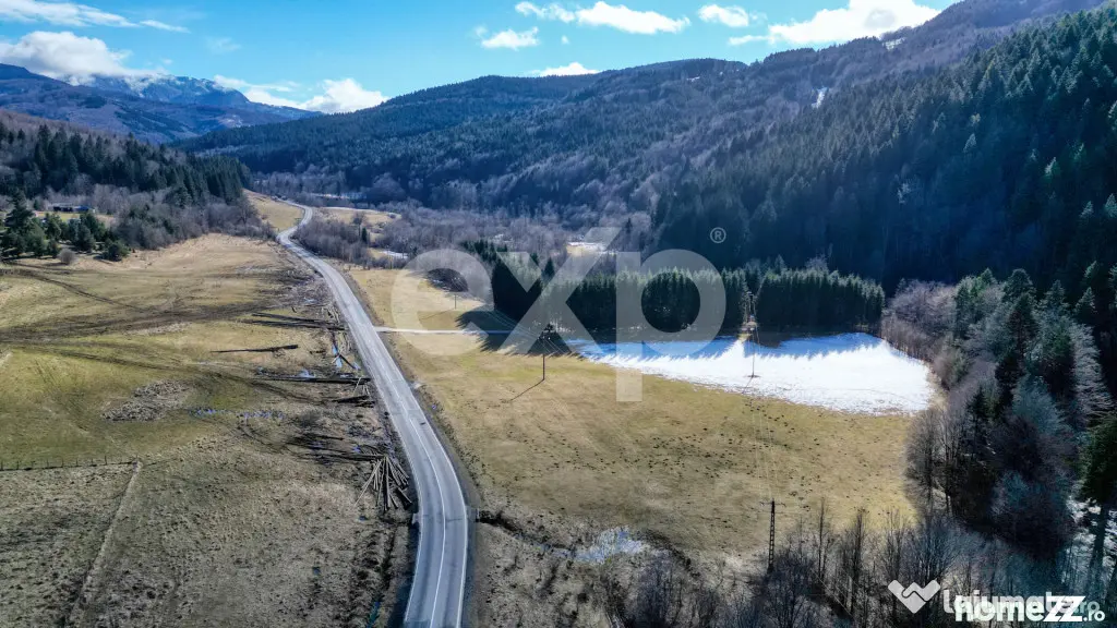 Teren extravilan 19.200 mp – DN1A Săcele, Brădet | Front