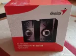 Boxe 2.0 Stereo GENIUS SP-HF1201A, putere 2x30W RMS, 2 căi, lemn - NOU / SIGILAT