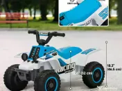 ATV electric pentru copii, Kinderauto BBH-029 35W 6V cu telecomanda White 