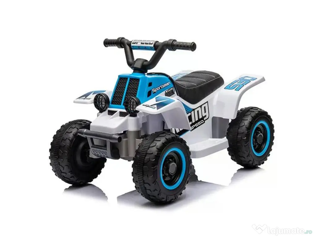 ATV electric pentru copii, Kinderauto BBH-029 35W 6V cu telecomanda White