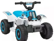 ATV electric pentru copii, Kinderauto BBH-029 35W 6V cu telecomanda White 