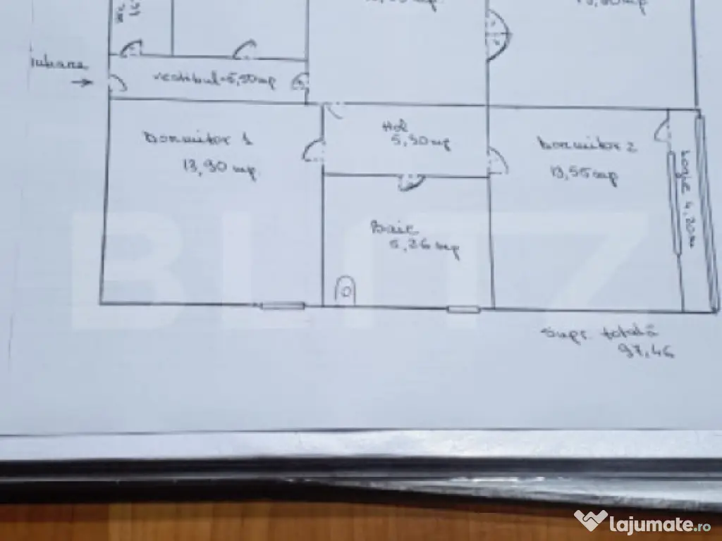 Apartament spațios cu 3 camere, situat central în Timișoa