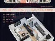 Garsoniera de vânzare / Chiajna / Bloc nou / balcon, loc... 