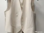 Vesta simpla, culoare crem M/L