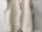 Vesta simpla, culoare crem M/L 