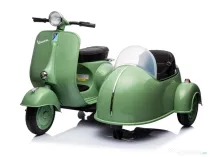 Scuter electric cu atasament Piaggio VESPA 150 VL1T 2x 55W 12V 10Ah  Green
