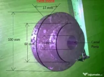 Fulie metal dubla 100-60mm int 20mm NOUA