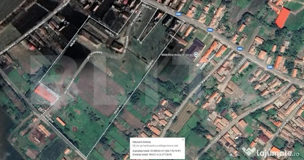INVESTIȚIE – TEREN 5 HECTARE zona Roșia de Secaș | ALBA - Rosia De Secas (Alba)
