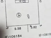 Techirghiol , teren intravilan cu o casuta de vacanta 