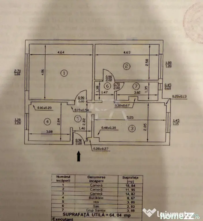 3 camere- Decomandat- Petre Ispirescu