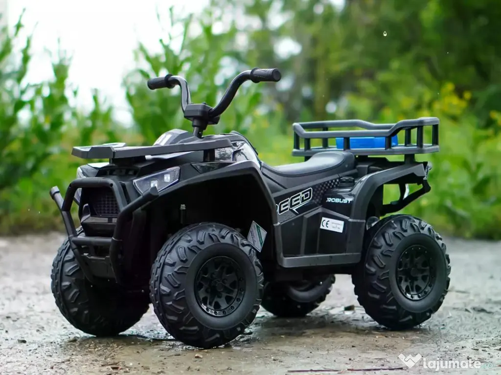 ATV electric pt. copii Mini DESERT, 4x 30W 12V, cu telecomanda Black