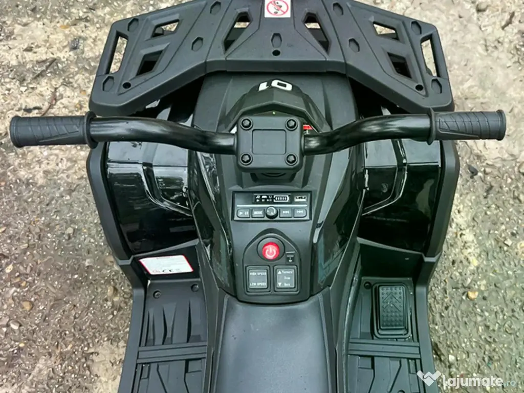ATV electric pt. copii Mini DESERT, 4x 30W 12V, cu telecomanda Black