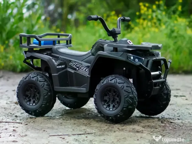 ATV electric pt. copii Mini DESERT, 4x 30W 12V, cu telecomanda Black