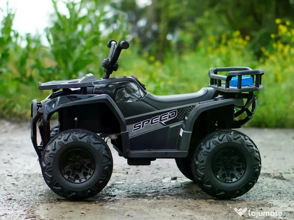 ATV electric pt. copii Mini DESERT, 4x 30W 12V, cu telecomanda Black