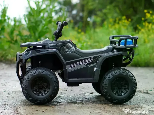 ATV electric pt. copii Mini DESERT, 4x 30W 12V, cu telecomanda Black