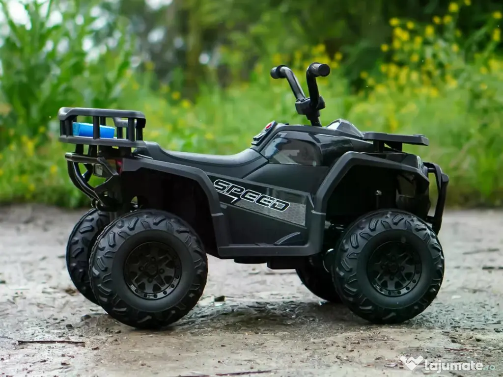 ATV electric pt. copii Mini DESERT, 4x 30W 12V, cu telecomanda Black