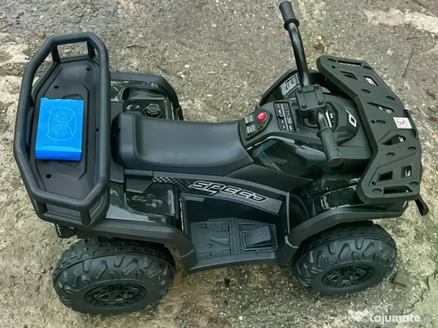ATV electric pt. copii Mini DESERT, 4x 30W 12V, cu telecomanda Black
