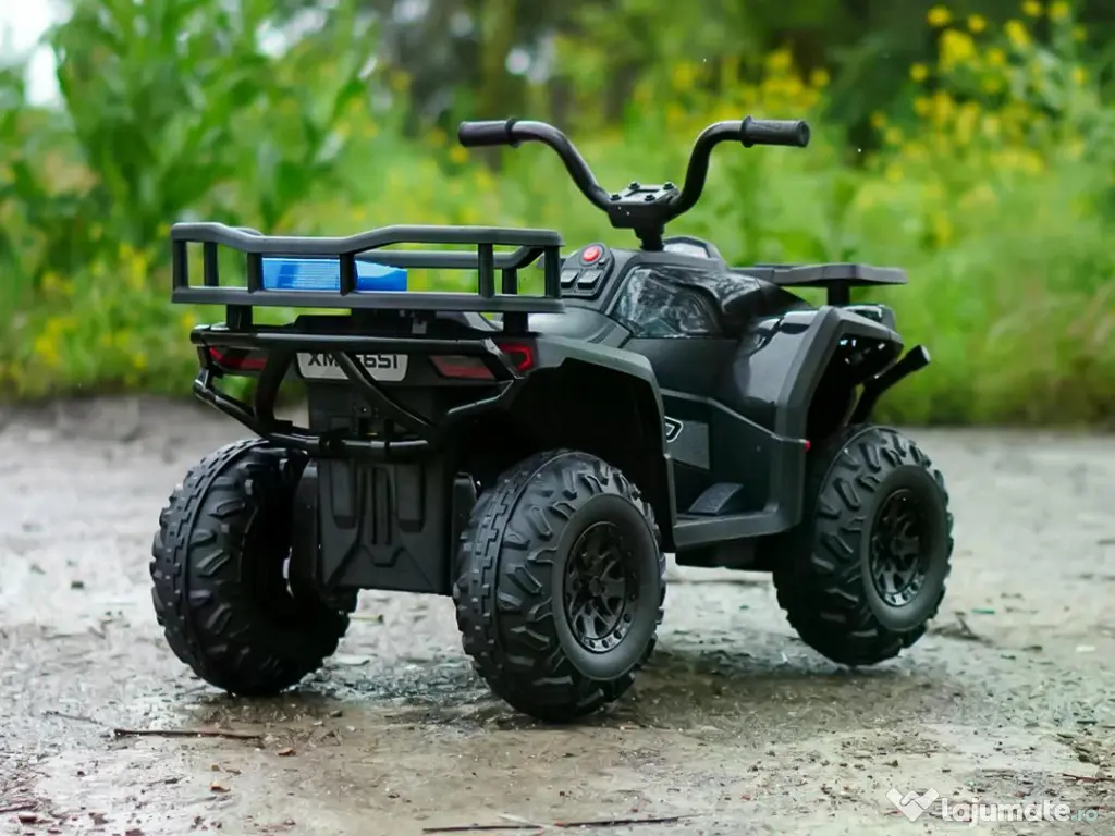 ATV electric pt. copii Mini DESERT, 4x 30W 12V, cu telecomanda Black