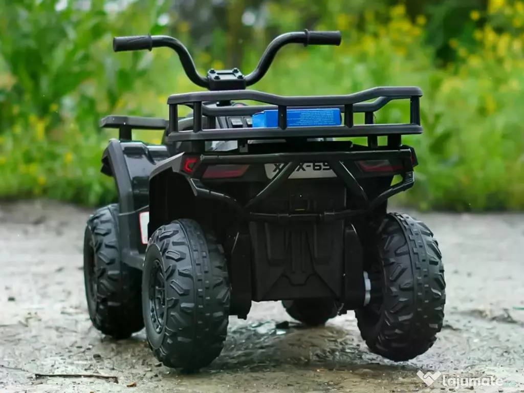 ATV electric pt. copii Mini DESERT, 4x 30W 12V, cu telecomanda Black