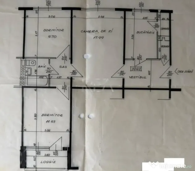 3 camere Theodor Pallady, parcare, et. 2, an 1975, metrou, 6