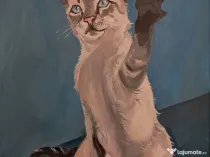 Tablouri personalizate cu animale - Pictate manual după poza ta