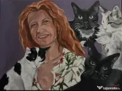 Tablouri personalizate cu animale - Pictate manual după poza ta 