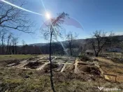 Carbunari Vanzare teren cu fundatie, proiect de casa si r... 