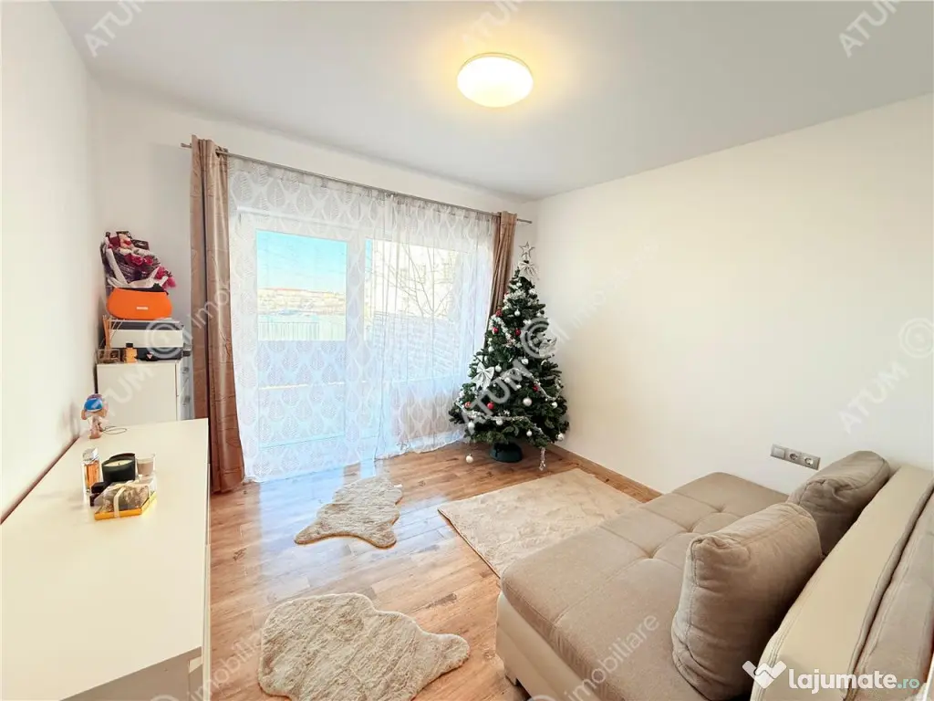 Apartament cu 2 camere decomandate la cheie si 120 mp gradin