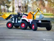 Tractoras electric pentru copii Kinderauto BJEJ1588E 2x35W, 12V White