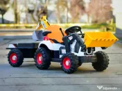 Tractoras electric pentru copii Kinderauto BJEJ1588E 2x35W, 12V White