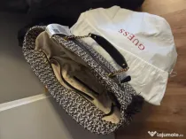 Geanta GUESS Originala Model Tweed & Chain | Eleganta | Dustbag Inclus