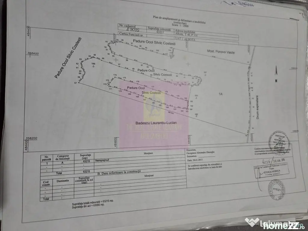 Teren 6,26 ha lângă DEx12 Pitești