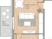 Ap. 2 camere certificat NZEB, încălzire pardoseală + răcire - bloc nou 