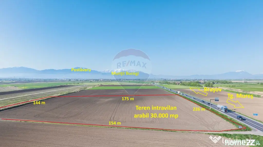 Teren intravilan, 30000 mp, zona Hanul din Ardeal