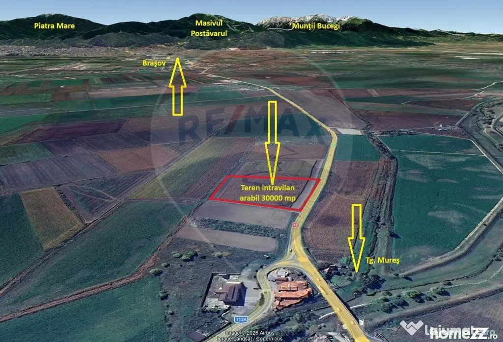 Teren intravilan, 30000 mp, zona Hanul din Ardeal