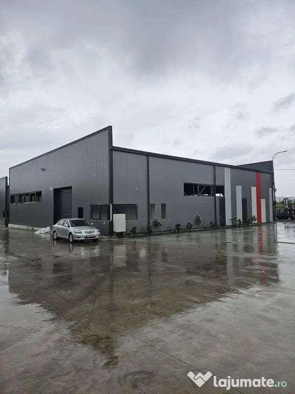 Hala ( 2 bucati ) 585 mp pretabil showrooms Popesti Leordeni