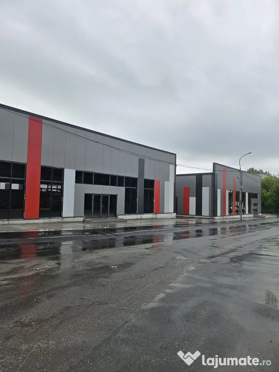 Hala ( 2 bucati ) 585 mp pretabil showrooms Popesti Leordeni