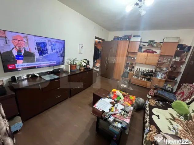 Apartament 2 camere parter – centrală proprie, bloc de c?