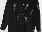 Scurtă superbă piele întoarsă naturala 