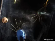 Scurtă superbă piele întoarsă naturala 