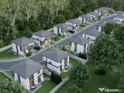 Casa individuala P 1E - 4 camere 2 bai - teren 330mp - 300m 